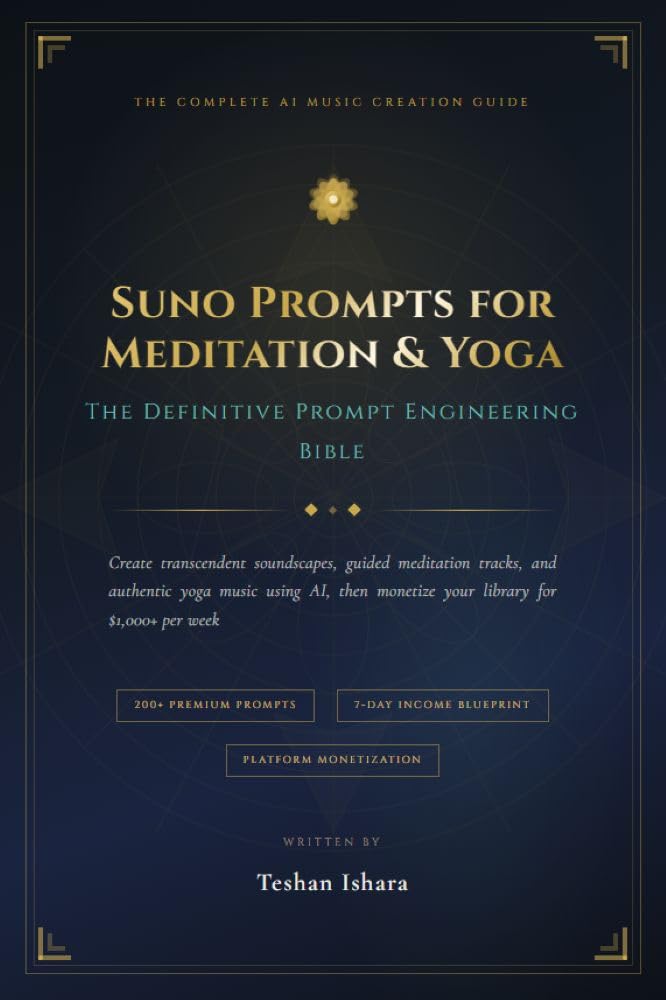 Suno Prompts for Meditation & Yoga book cover