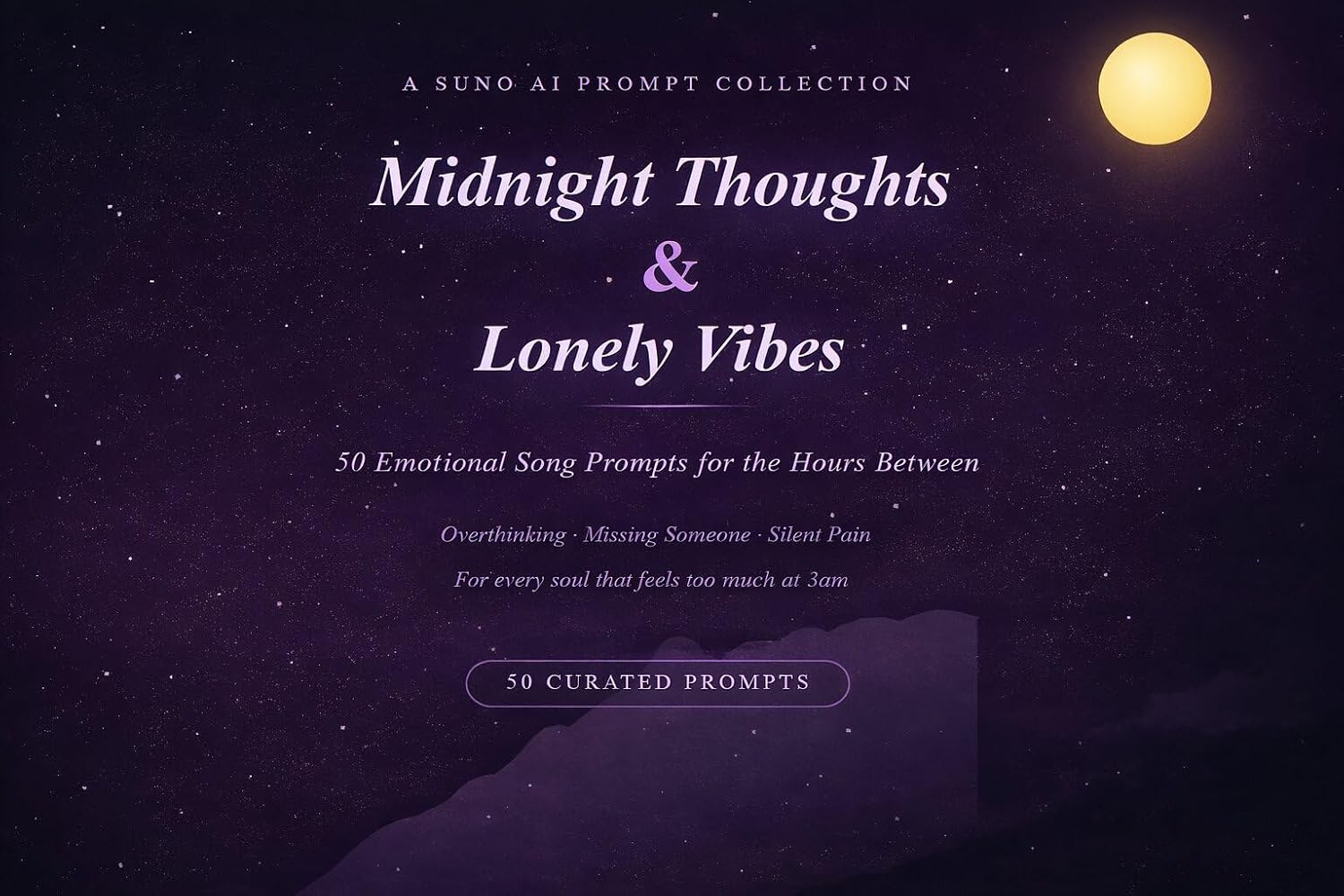 Midnight Thoughts & Lonely Vibes book cover